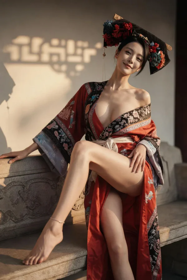 AIG No.322_柒琪喵_格格制服爆乳 主题写真 [72P]