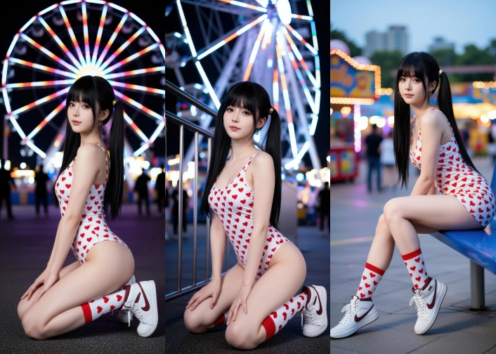 AIG No.011_柚柚sasa_双马尾游乐场 主题写真 [70P]