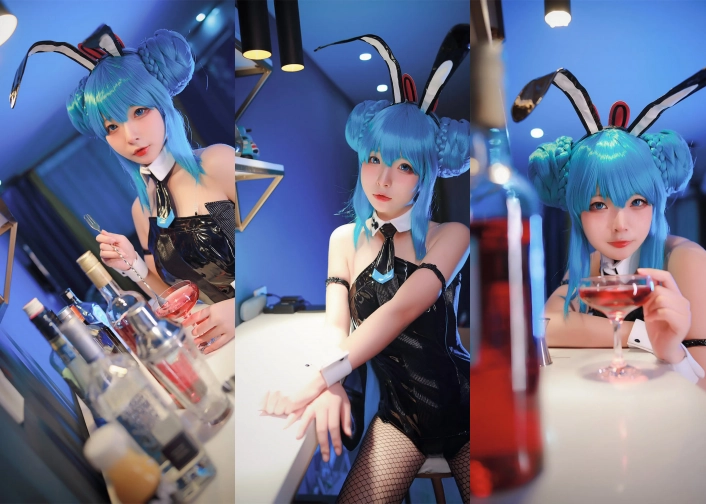 Coser@Yuuhui玉汇No.024 – 初音黑兔 主题写真 [47P]