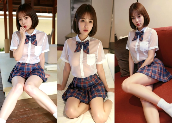 AIG No.076_小乔不乔_JK萝莉少女 主题写真 [69P]
